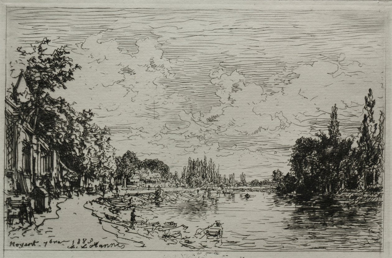 Noyant, 1883 door Maxime Lalanne