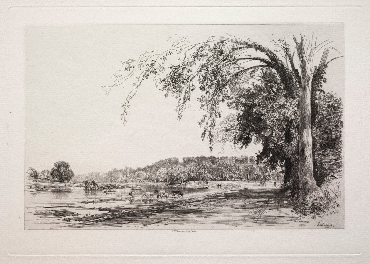 Richmond, 1871 door Maxime Lalanne