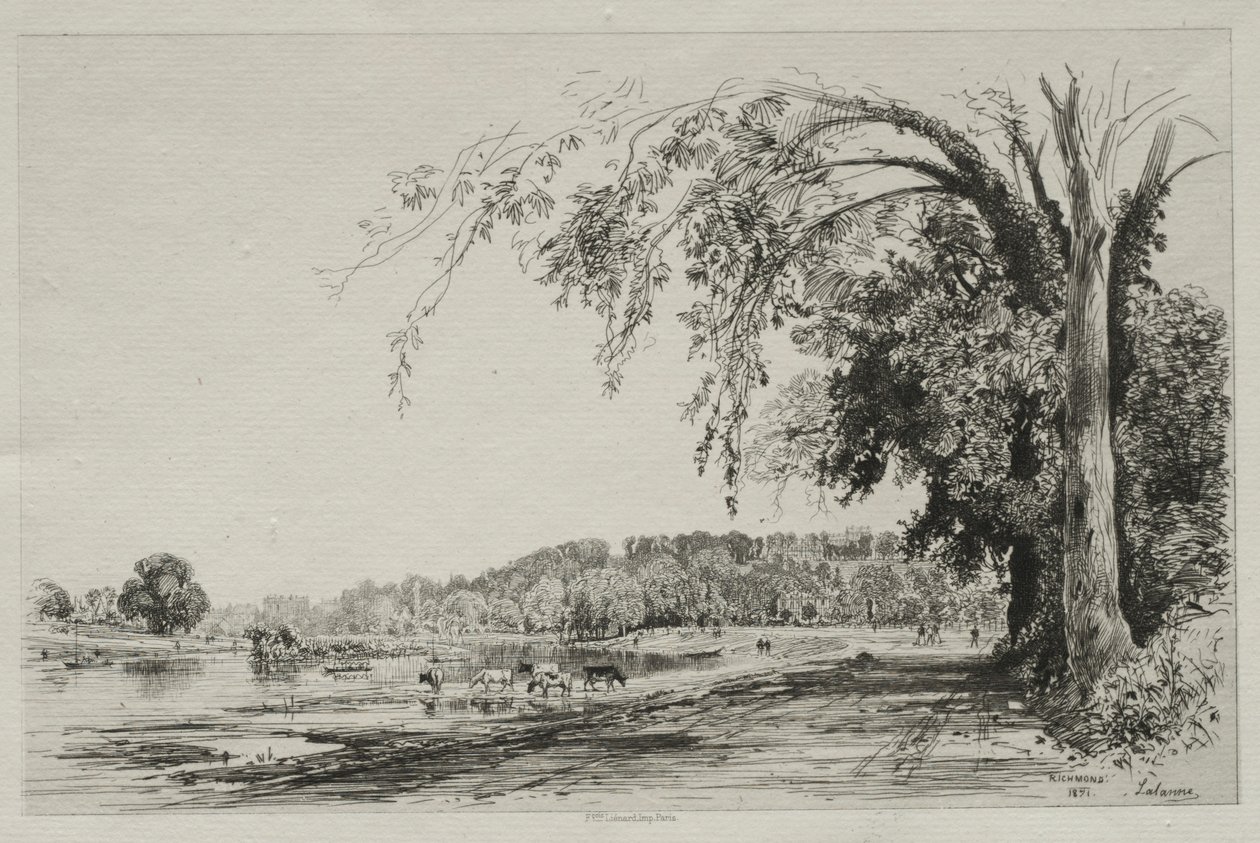 Richmond, 1871 door Maxime Lalanne