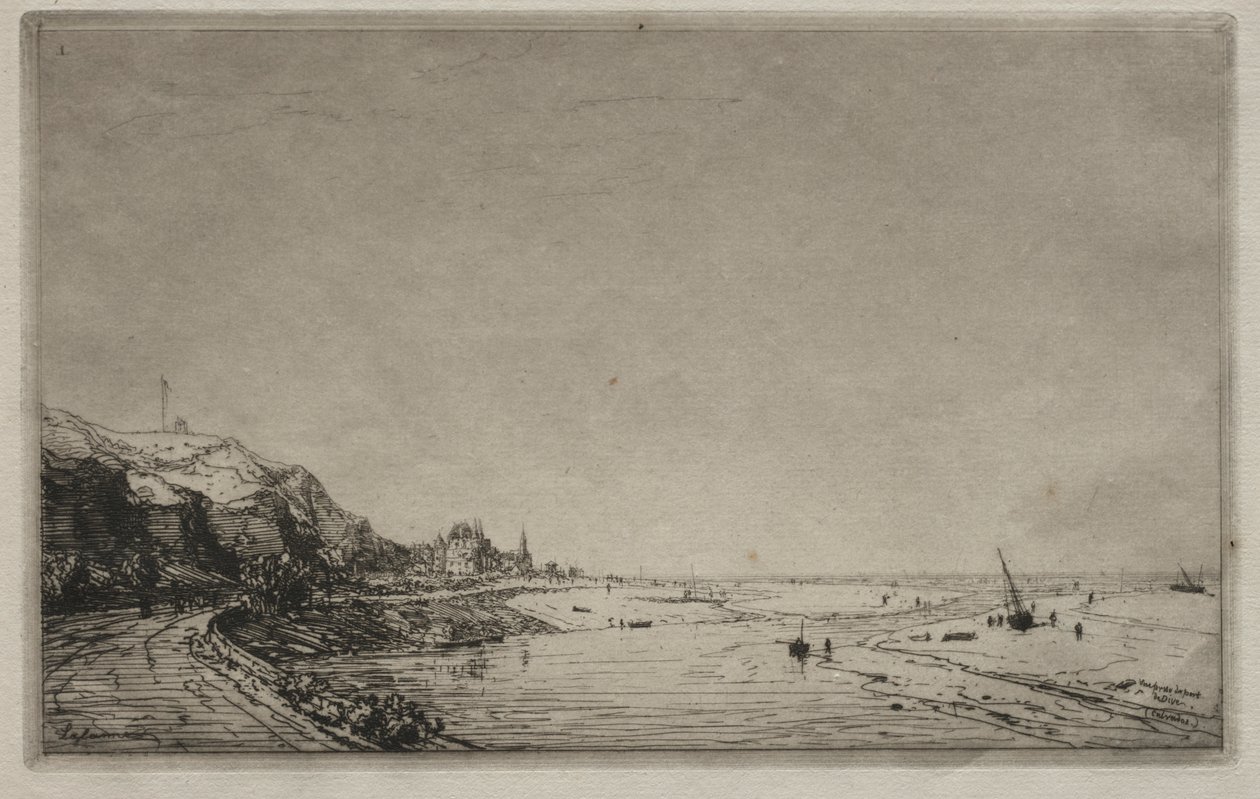 Vue prise du Port de Dives door Maxime Lalanne