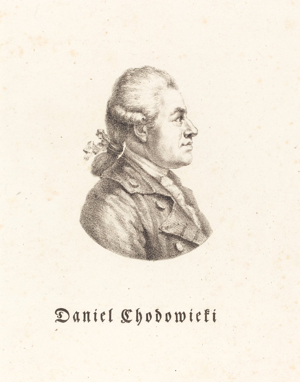 Daniel Chodowiecki door Maximilian Franck after Adrian Zingg