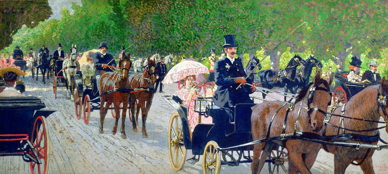Rijden in het Prater Park door Maximilian Lenz