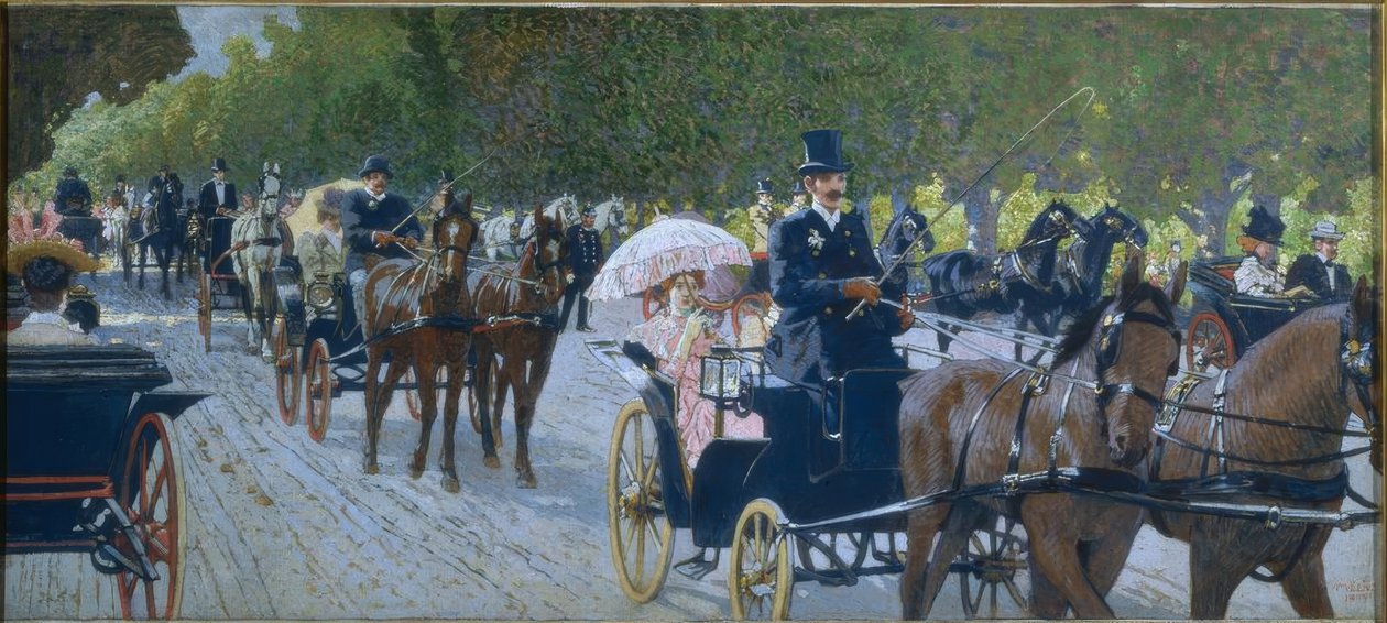 Rit in de Prater door Maximilian Lenz