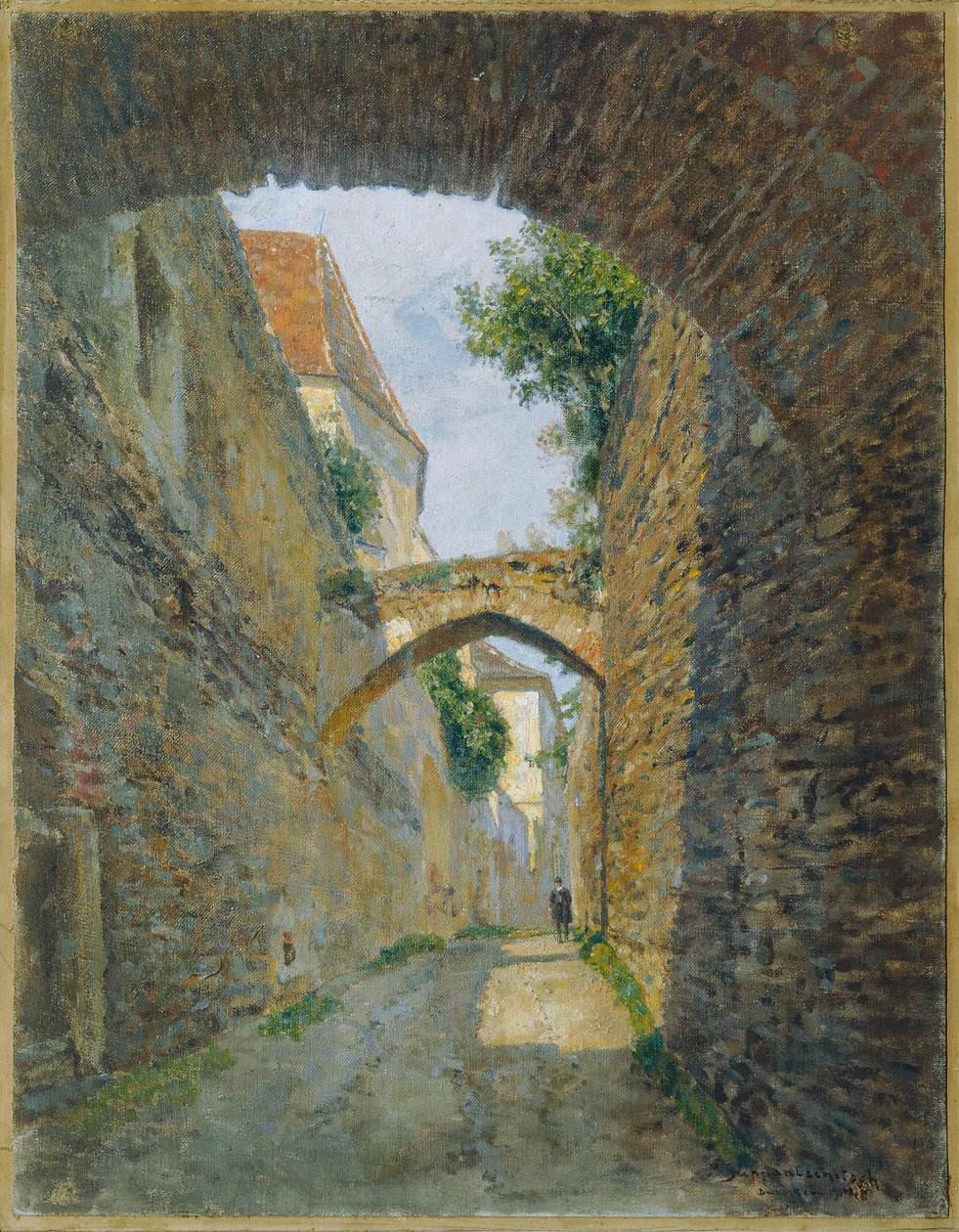 Klostergässchen door Maximilian Suppantschitsch