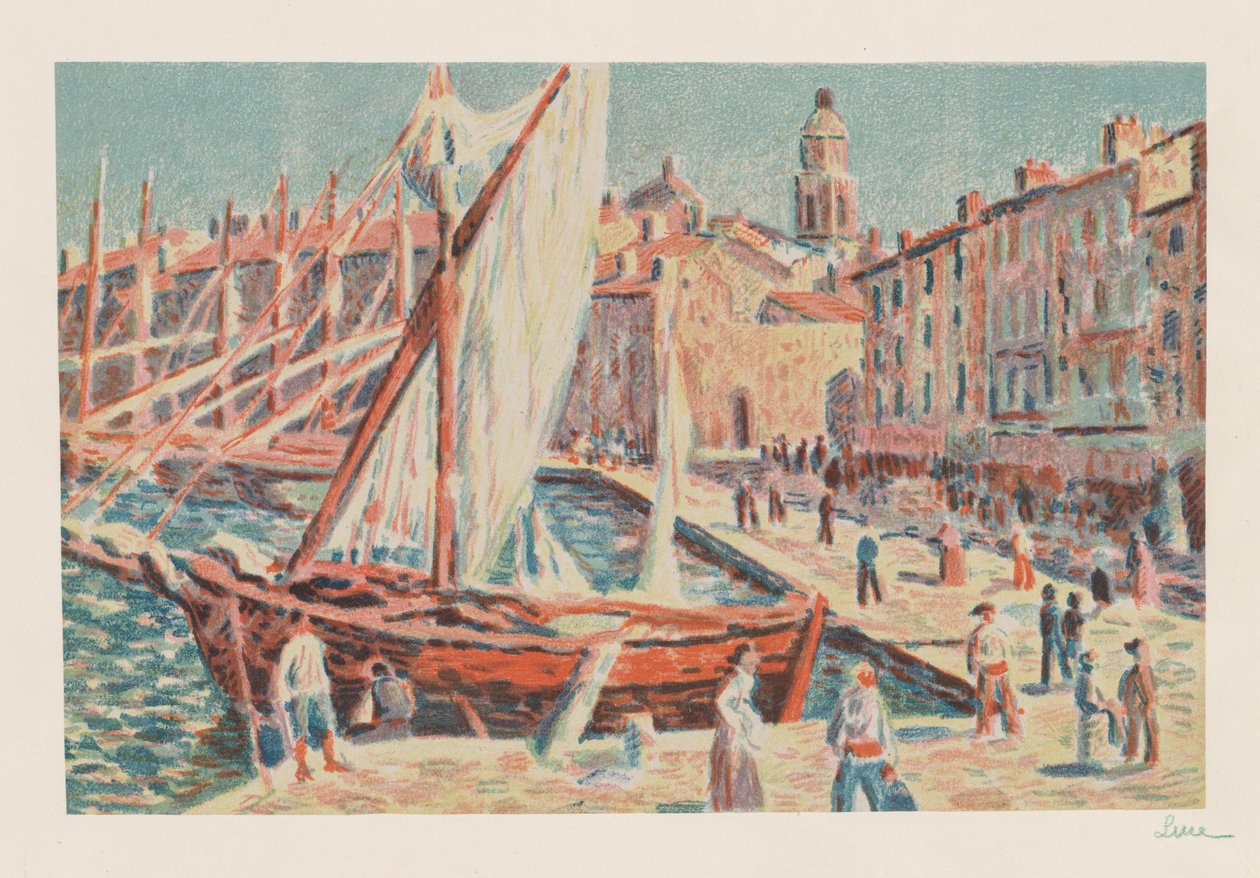 Saint-Tropez door Maximilien Luce