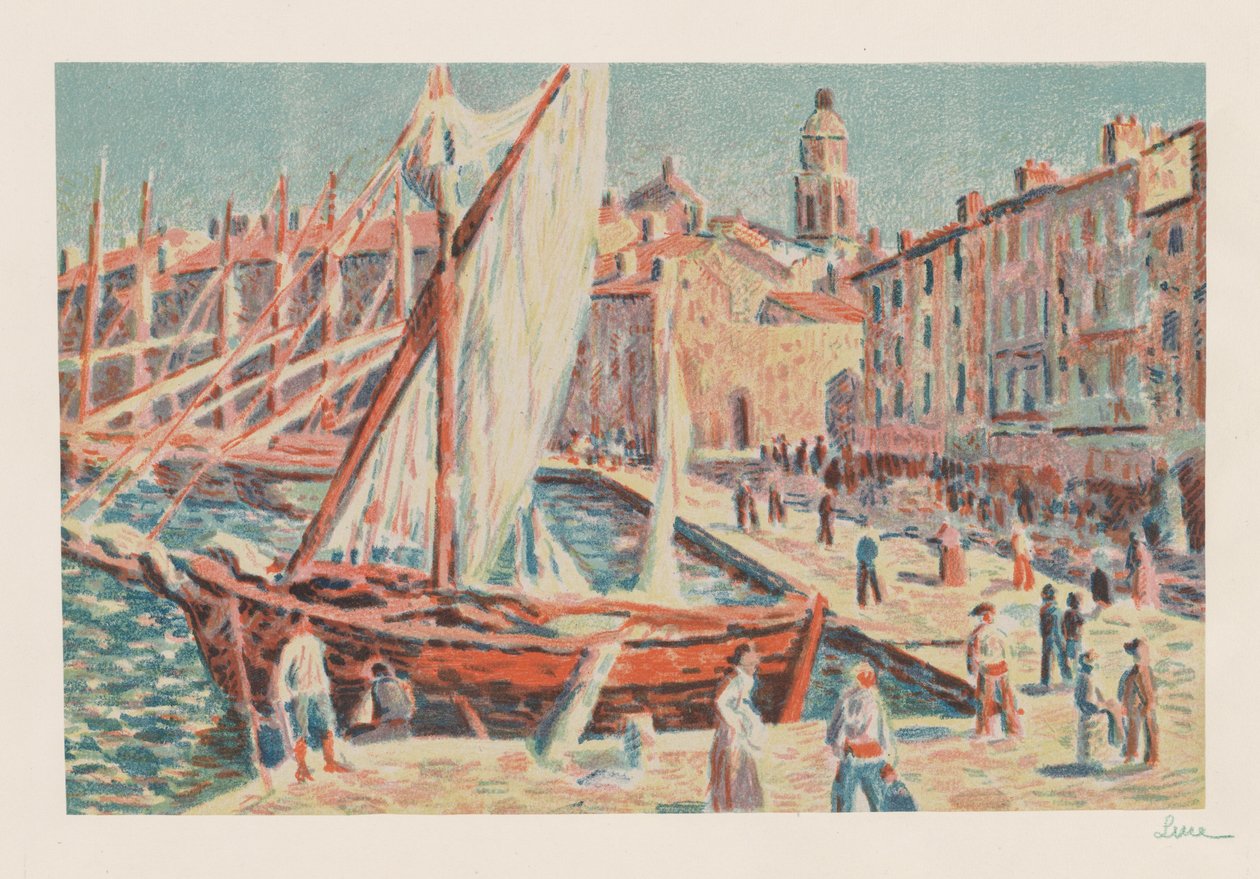 Saint-Tropez door Maximilien Luce