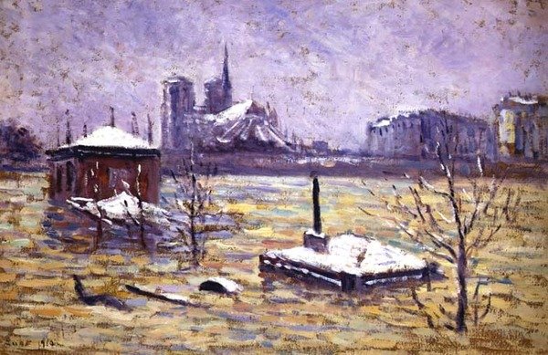 De Overstroming door Maximilien Luce