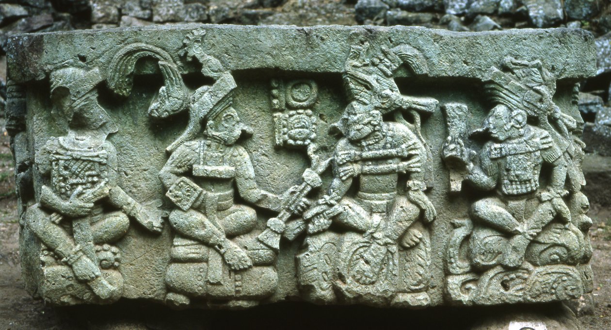 Copan altaar Q door Mayan