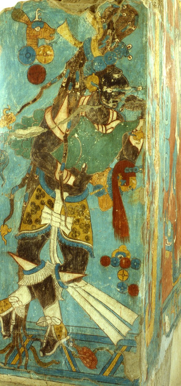Maya-heerser in Cacaxtla, Late Klassieke periode door Mayan