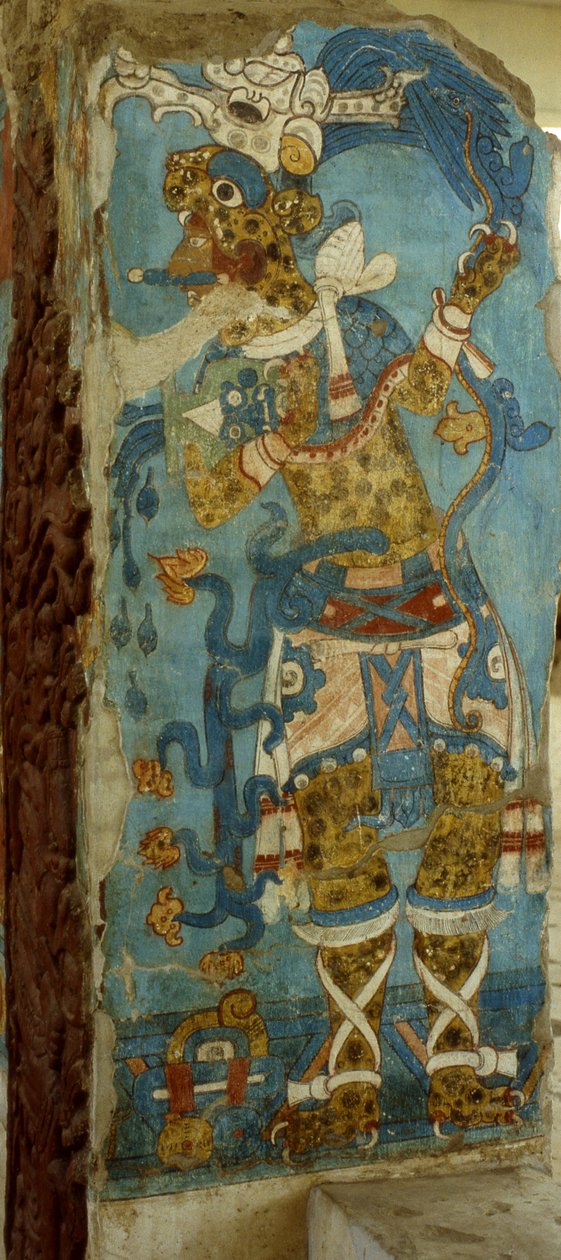 Mexicaanse Heer in Cacaxtla, Late Klassieke periode door Mayan