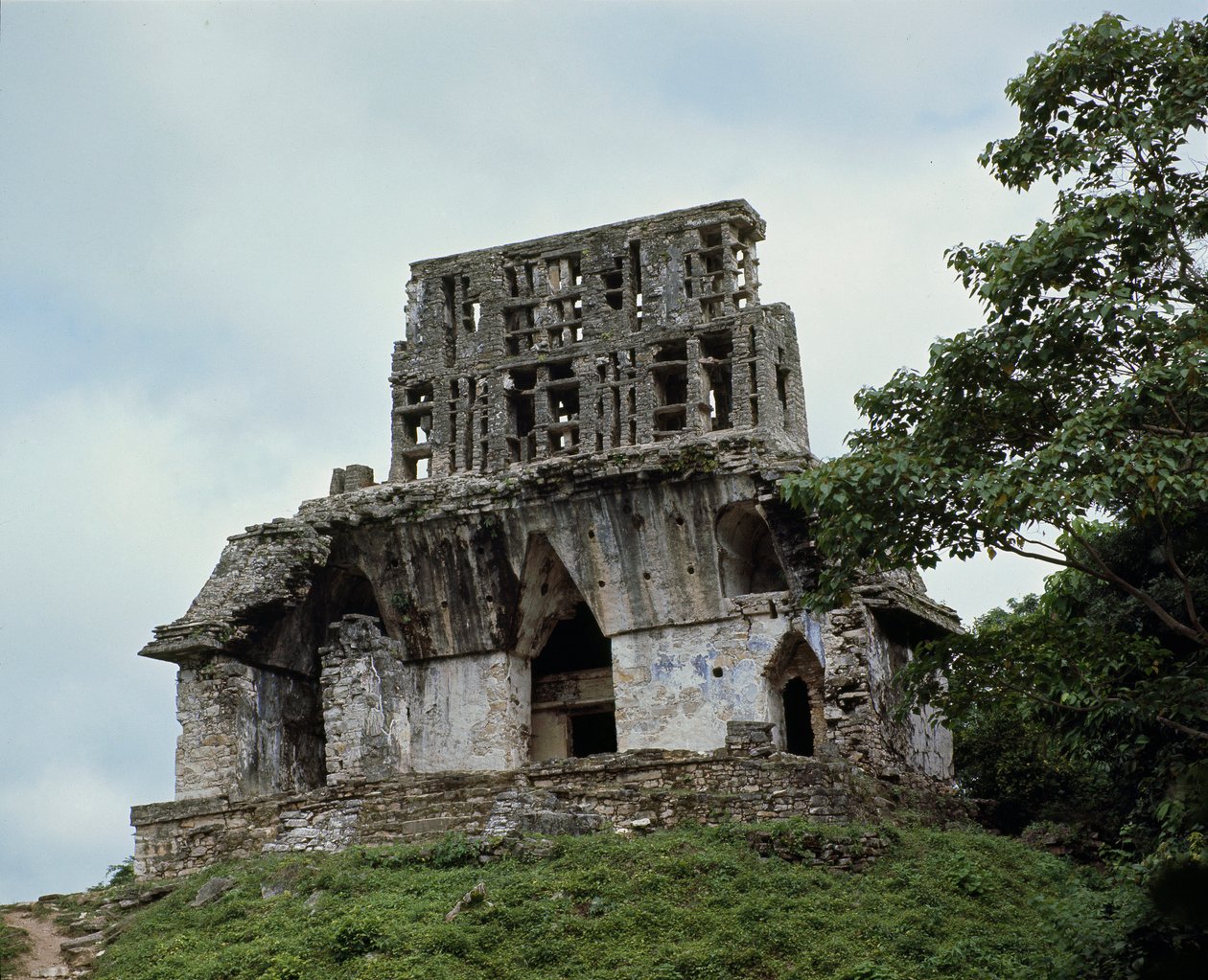 Tempel van het Kruisblad door Mayan Mayan