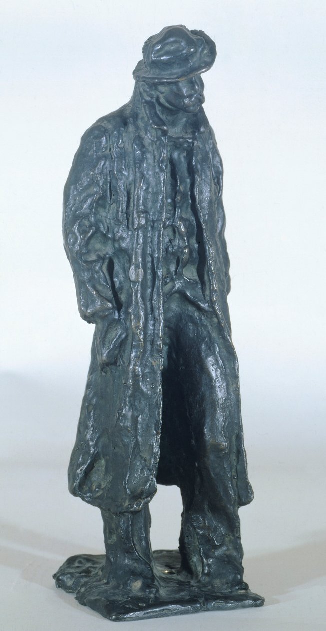 Cantant spass (Werkloze zanger) door Medardo Rosso
