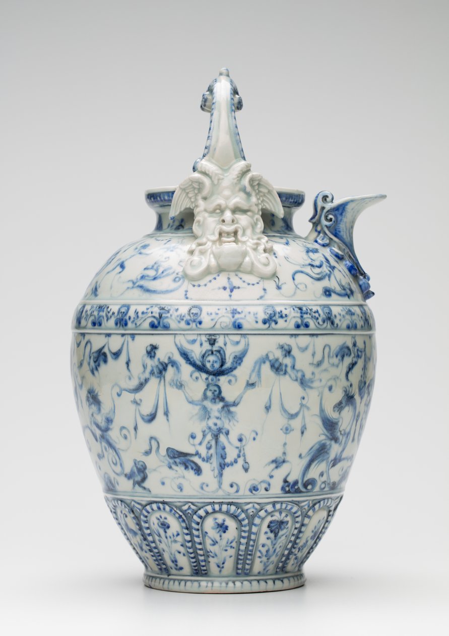 Kruik (Brocca) door Medici Porcelain Manufactory