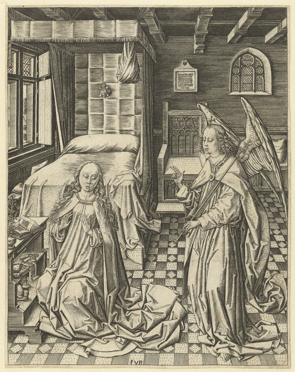 De verkondiging aan Maria door Meester FVB