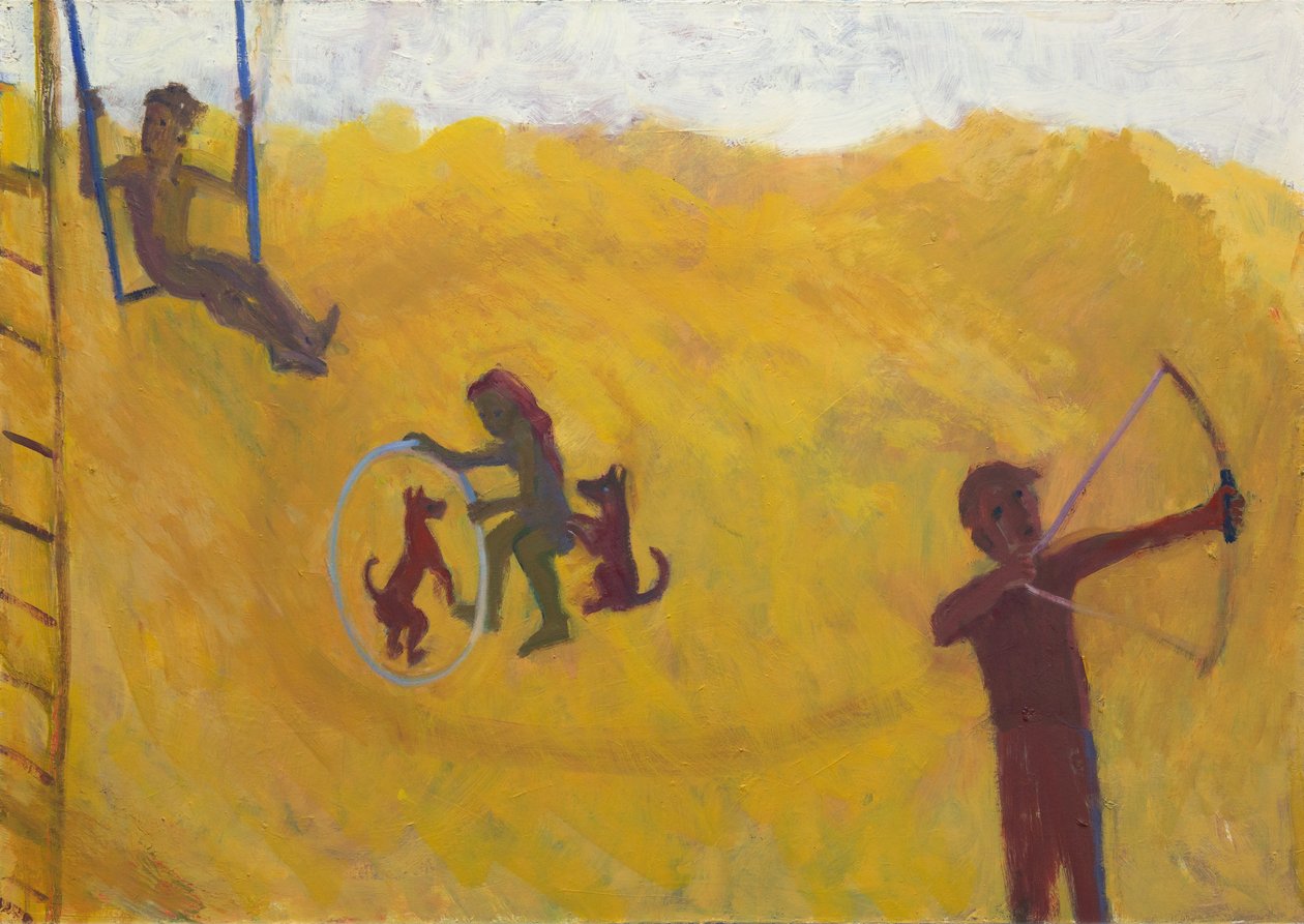 Familieportret, 2020 (olieverf op doek) door Megan Williamson