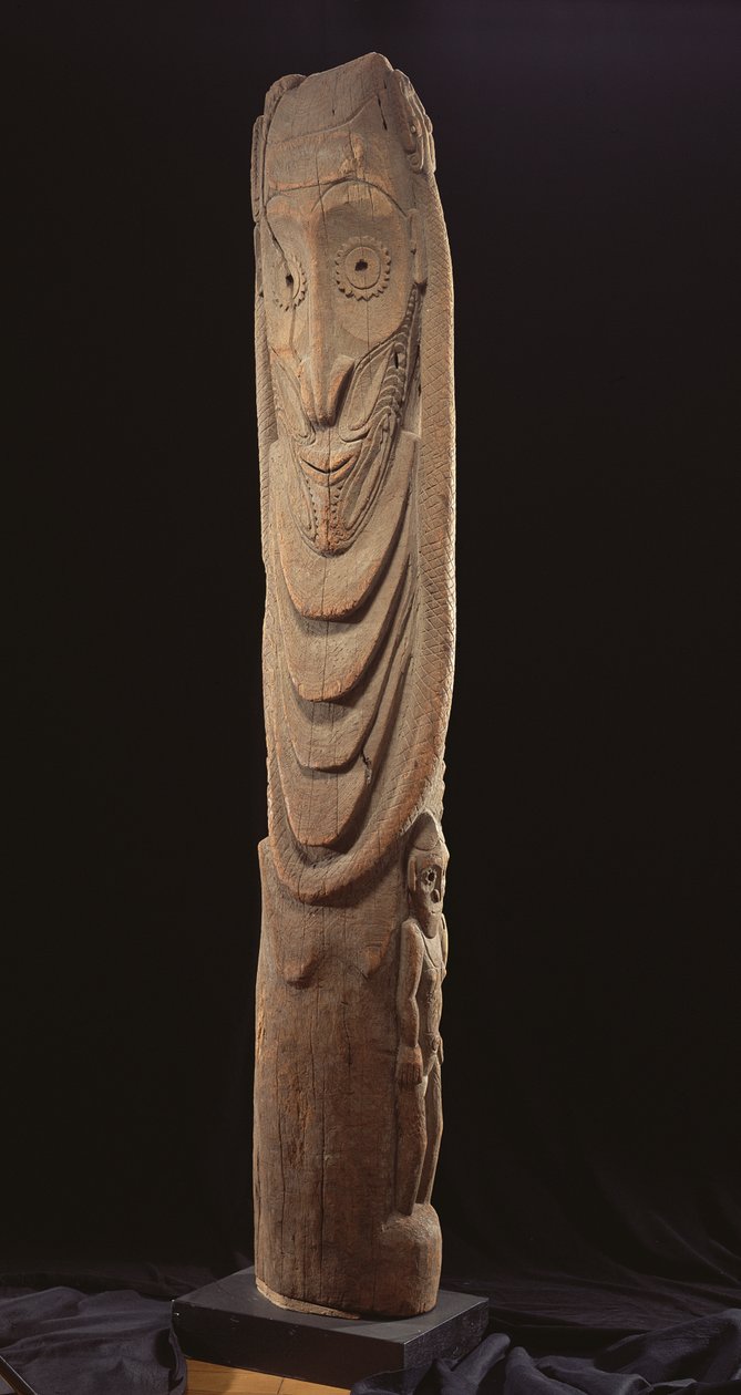 Paaltje (hout) door Melanesian