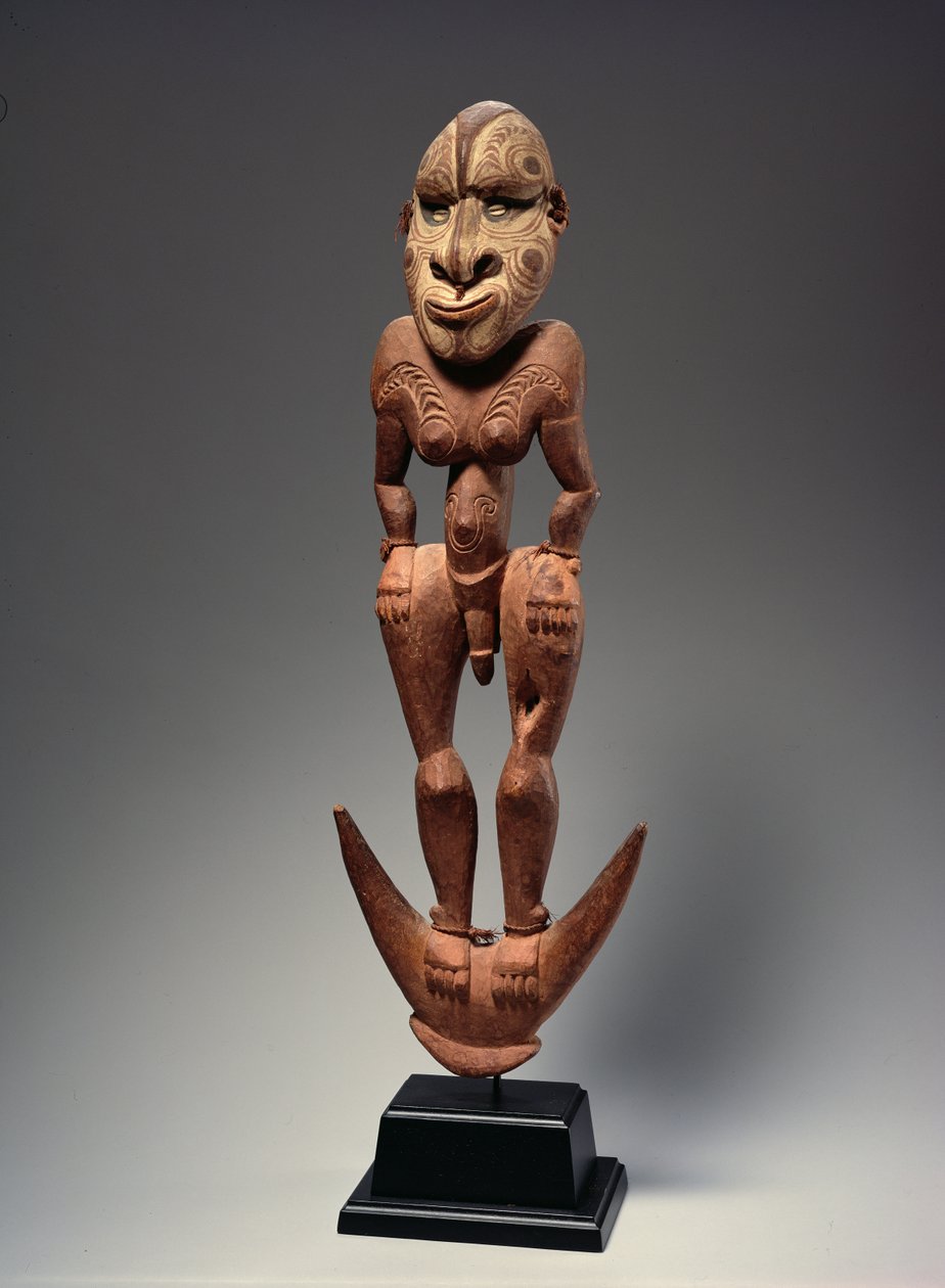 Staand Beeld (hout) door Melanesian