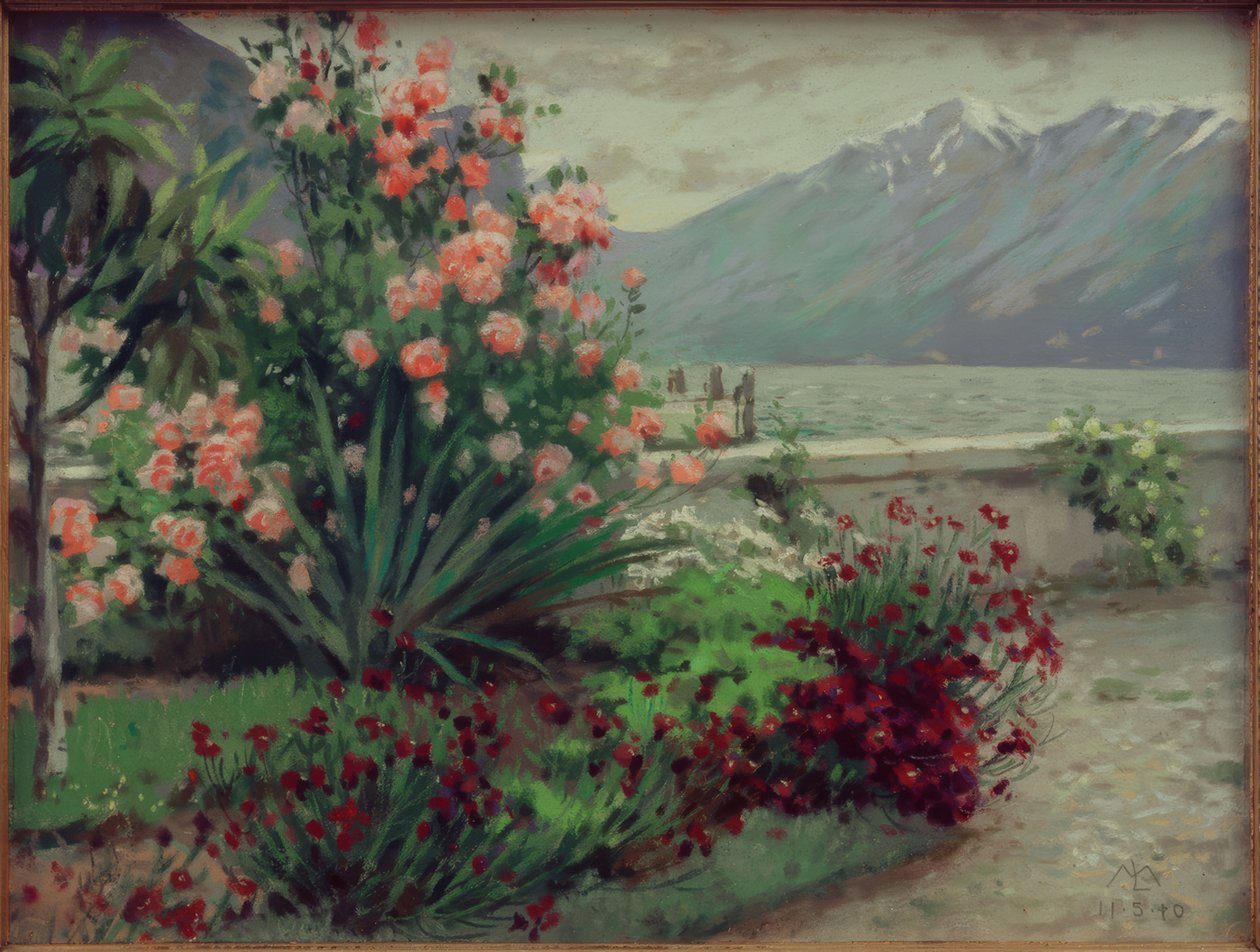 Bloementuin in de lente op Monte Baldo door Melchior Lechter