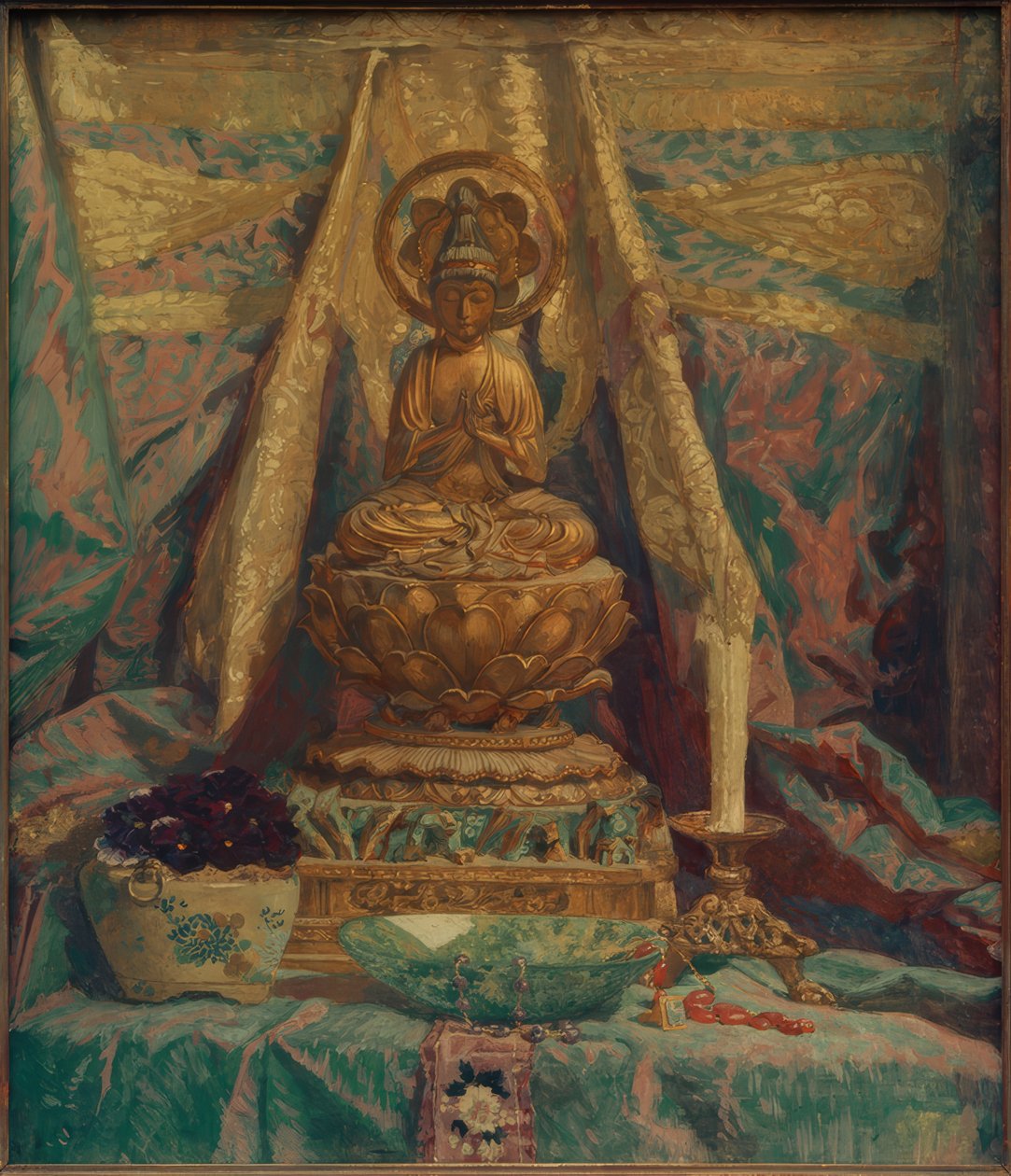 Boeddha-Stilleven door Melchior Lechter