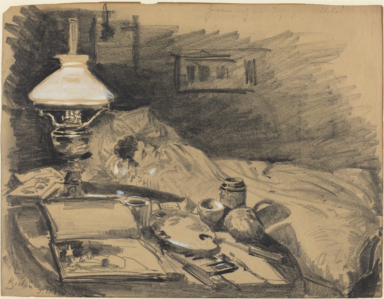 Het Atelier van de Kunstenaar door Melchior Lechter