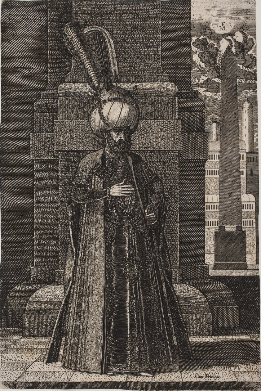 Prins Ismael, Perzische gezant door Melchior Lorck