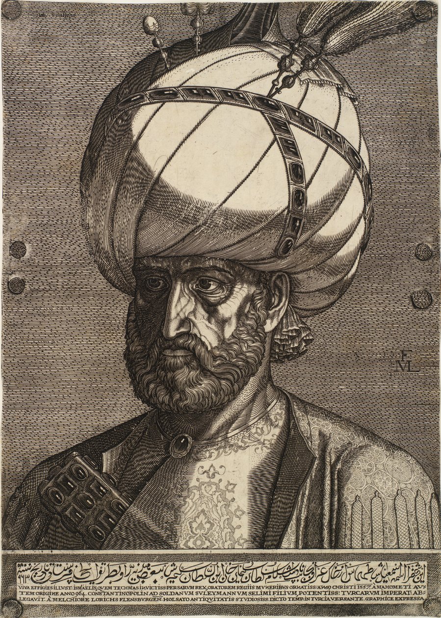 Prins Ismael, Perzische gezant door Melchior Lorck
