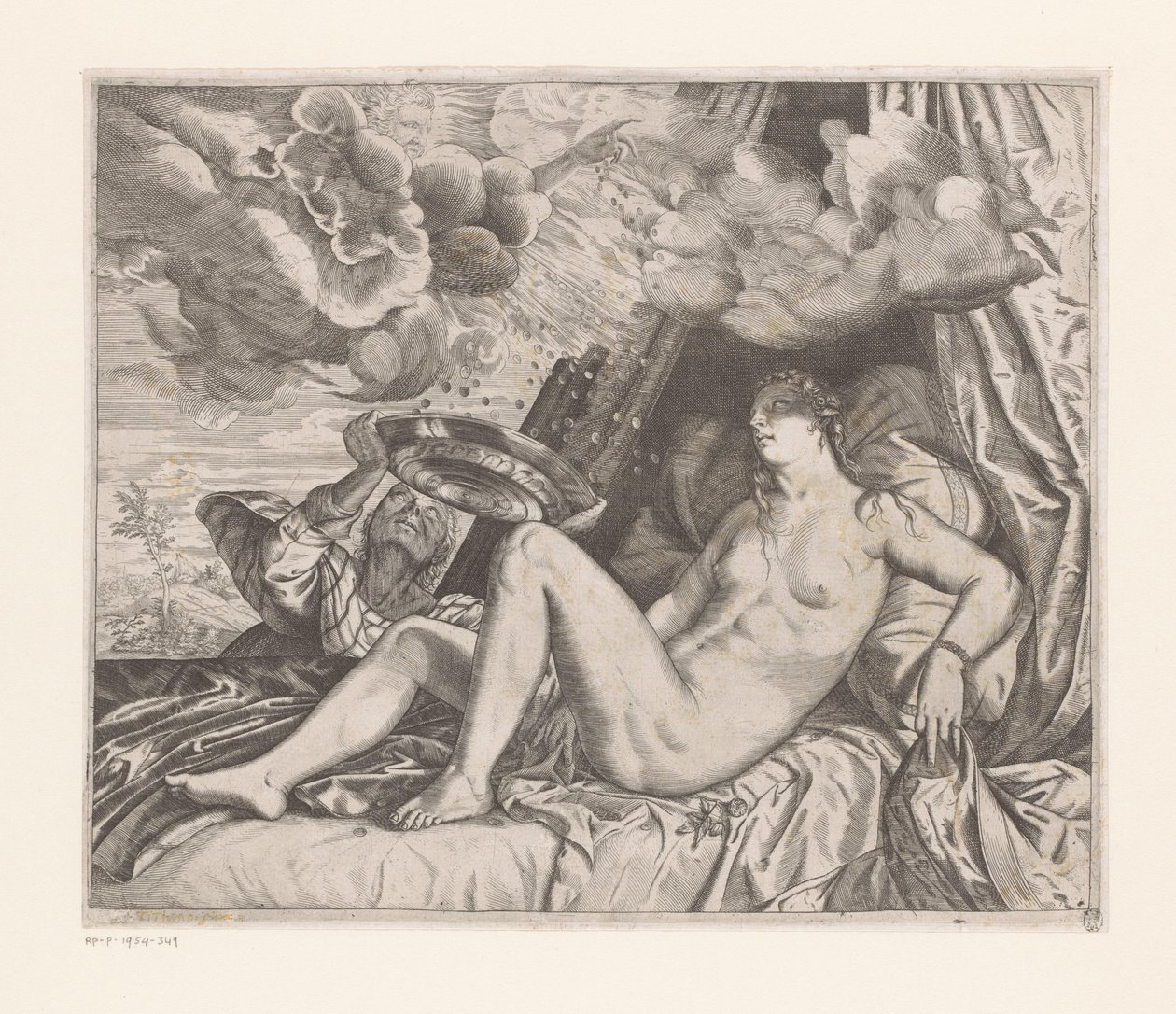 Jupiter en Danaë door Melchior Meier
