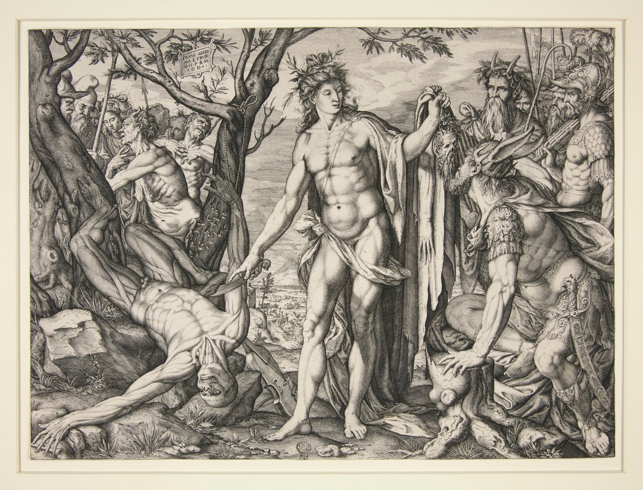 Het Villen van Marsyas door Melchior Meier