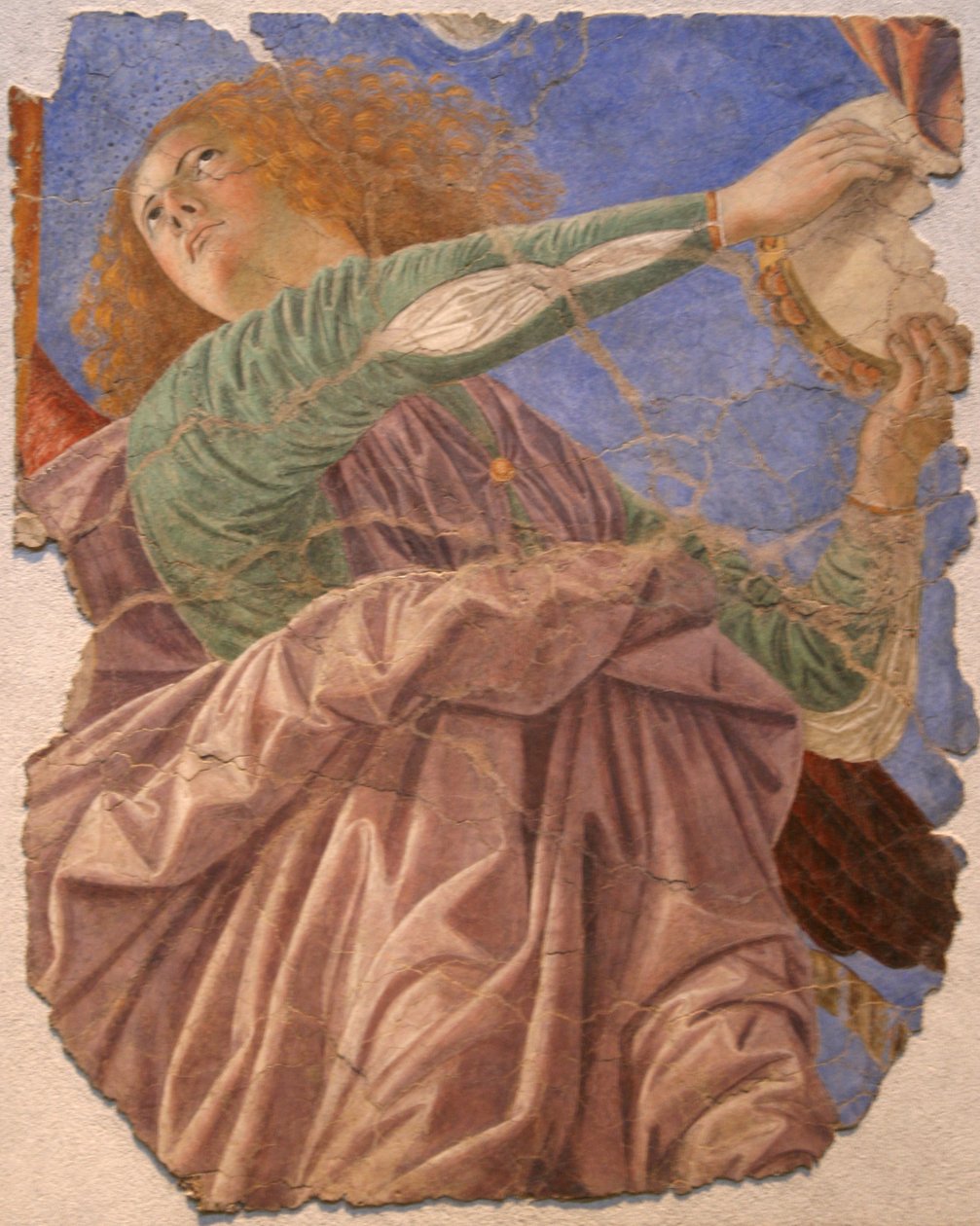 Lijsttrommelspeler door Melozzo da Forli
