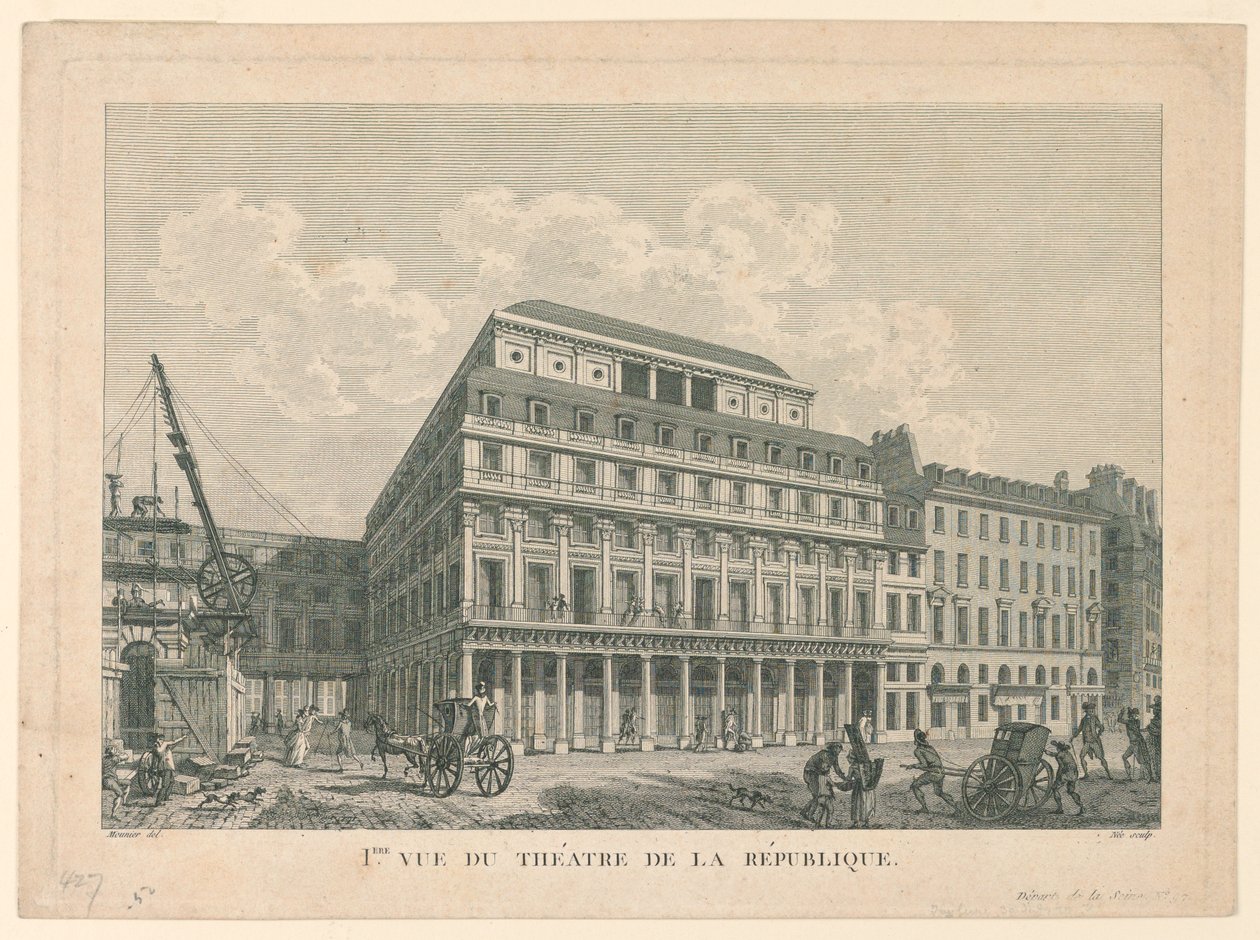 Theater van de Republiek, Parijs door Mennier