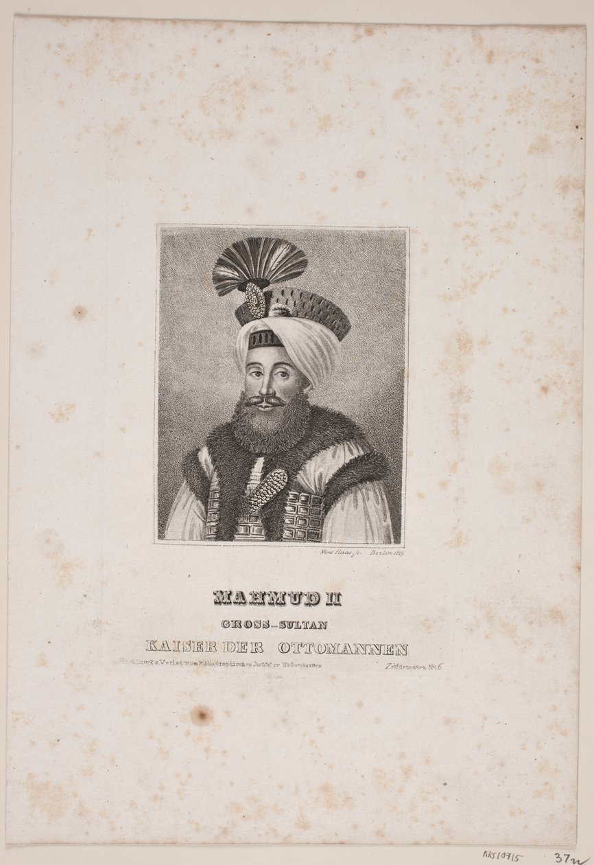 Deens:  Mahmud II door Meno Haas