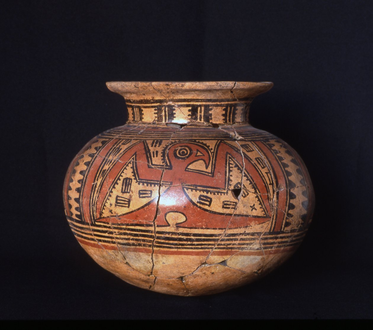 Begrafenis kraagpot, Cubita fase, 500-600 AD door Mesoamerican