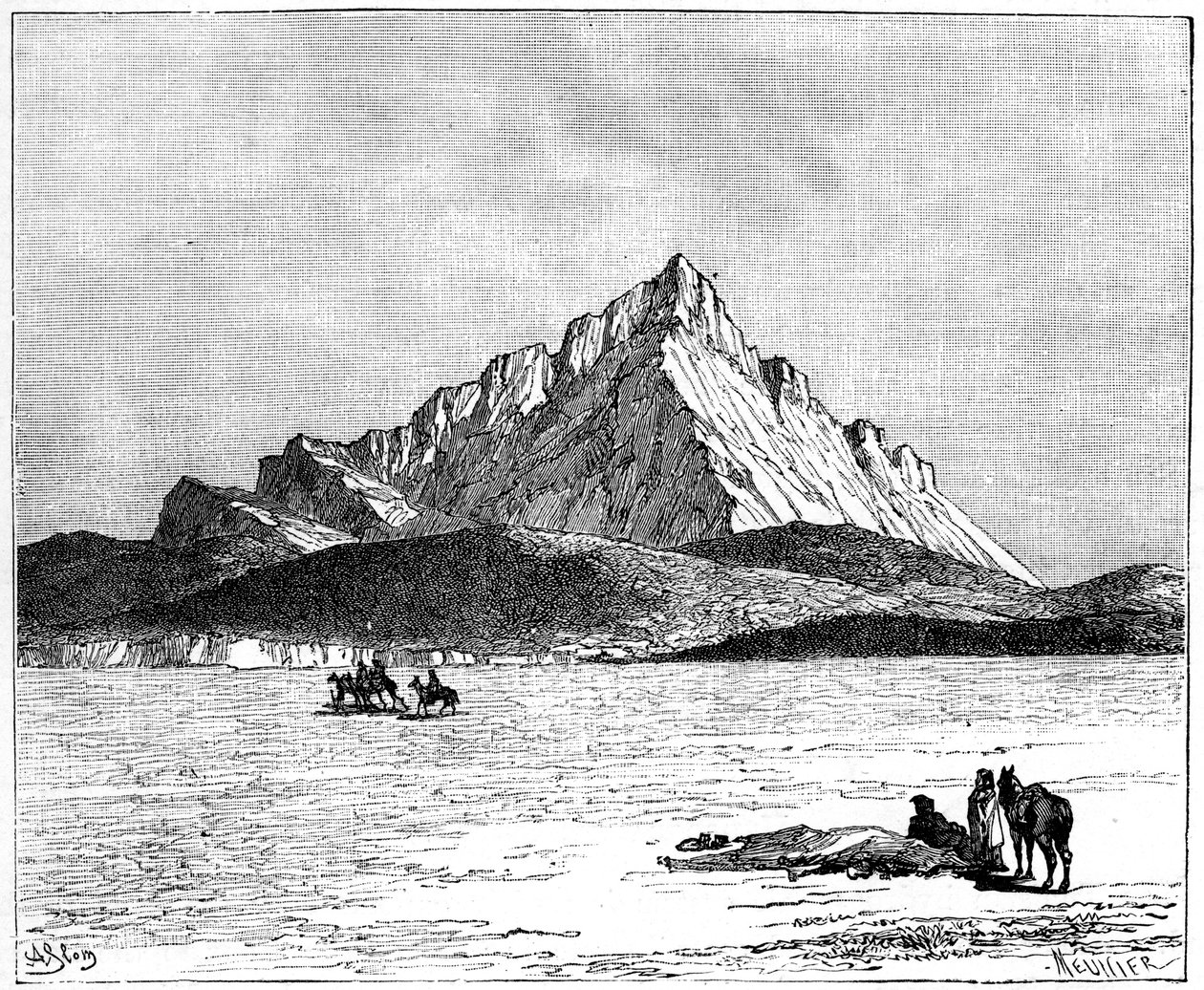 De Jebel Zaghwan, c1890 door Meunier
