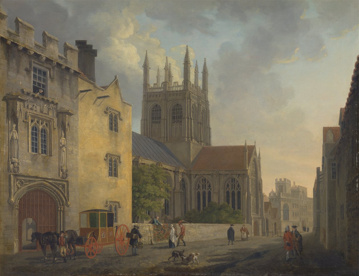 Merton College, Oxford door Michael Rooker