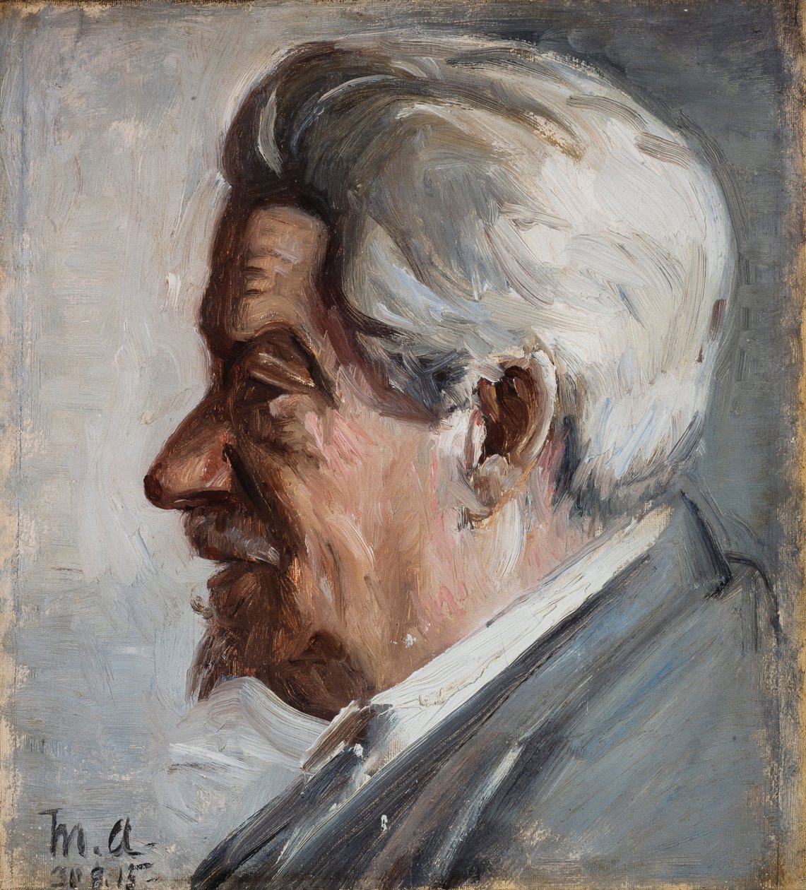 Georg Brandes door Michael Peter Ancher