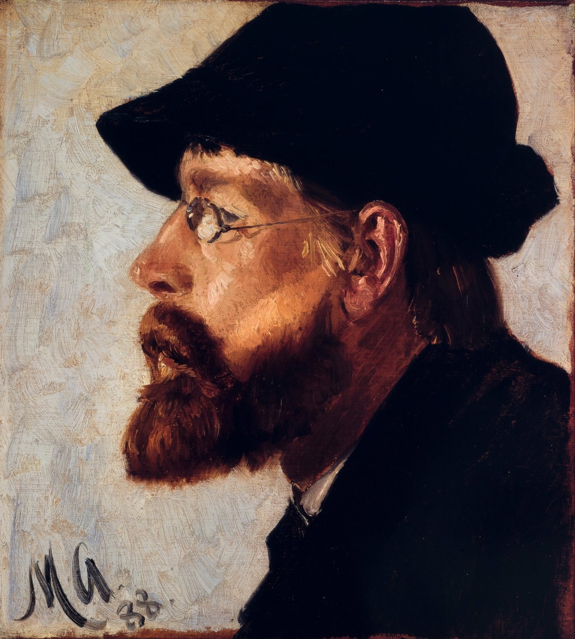 Nils Hansteen door Michael Peter Ancher