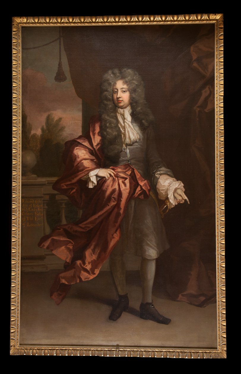 Portret van Edward Coke, ca. 1690 door Michael Dahl