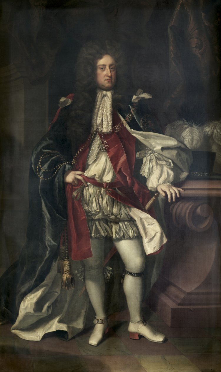 Prins George van Denemarken (1653-1708) door Michael Dahl