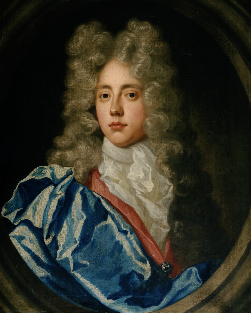 Portret van een jonge man door Michael circle of Dahl