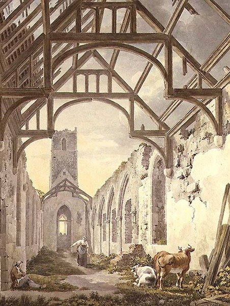 Dunwich Kerk door Michael Rooker