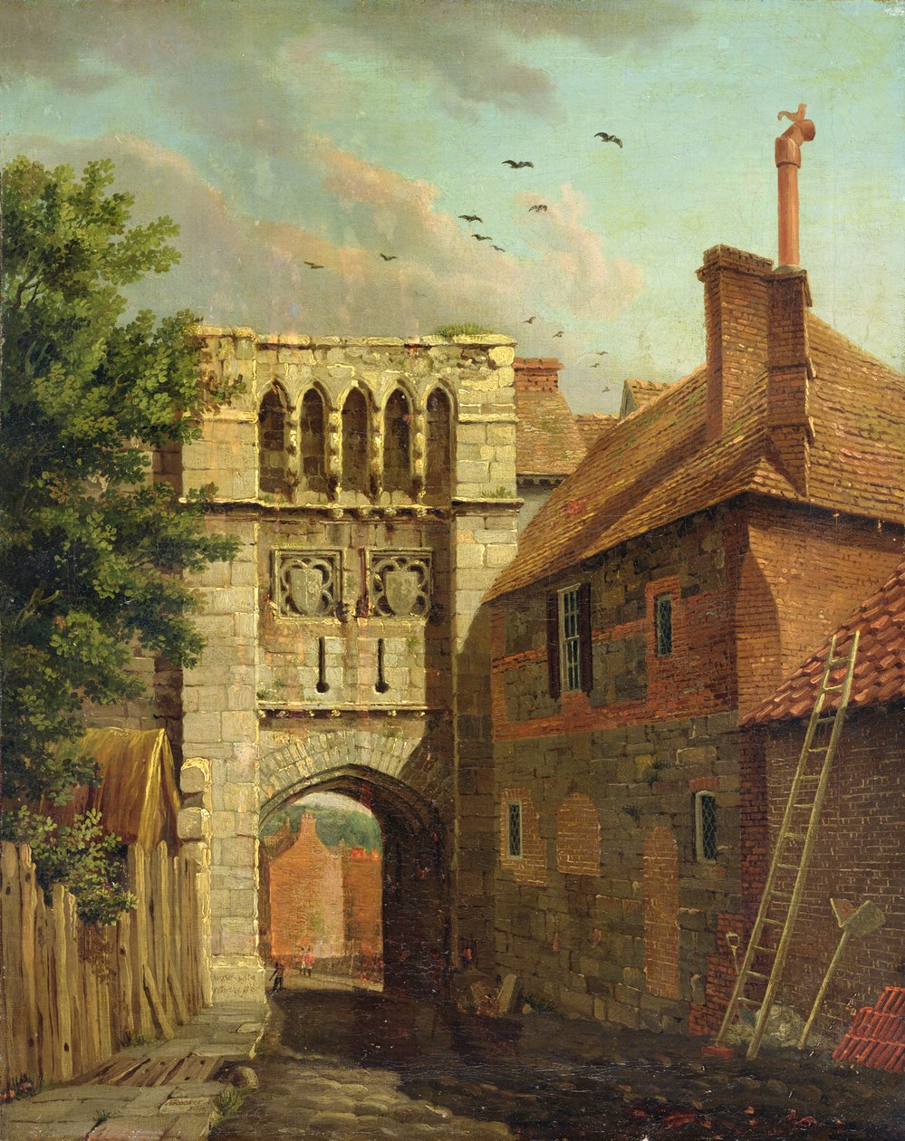 Westgate, Winchester door Michael (1743 1801) Rooker