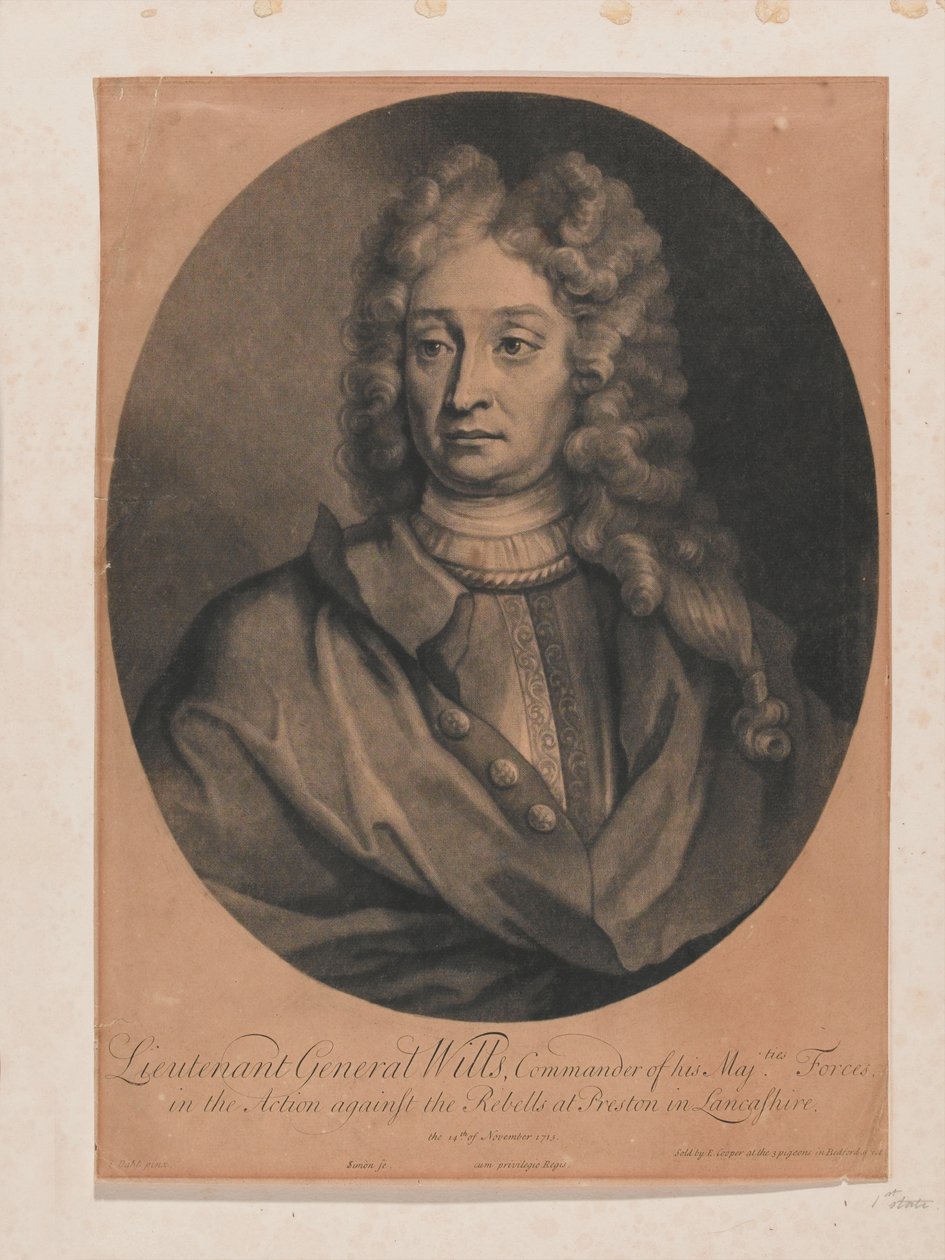Luitenant-generaal Wills door Michael (after) Dahl