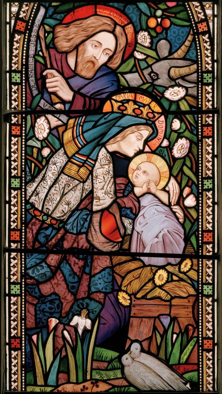 Geboorte van Christus door Michael Frederick Halliday