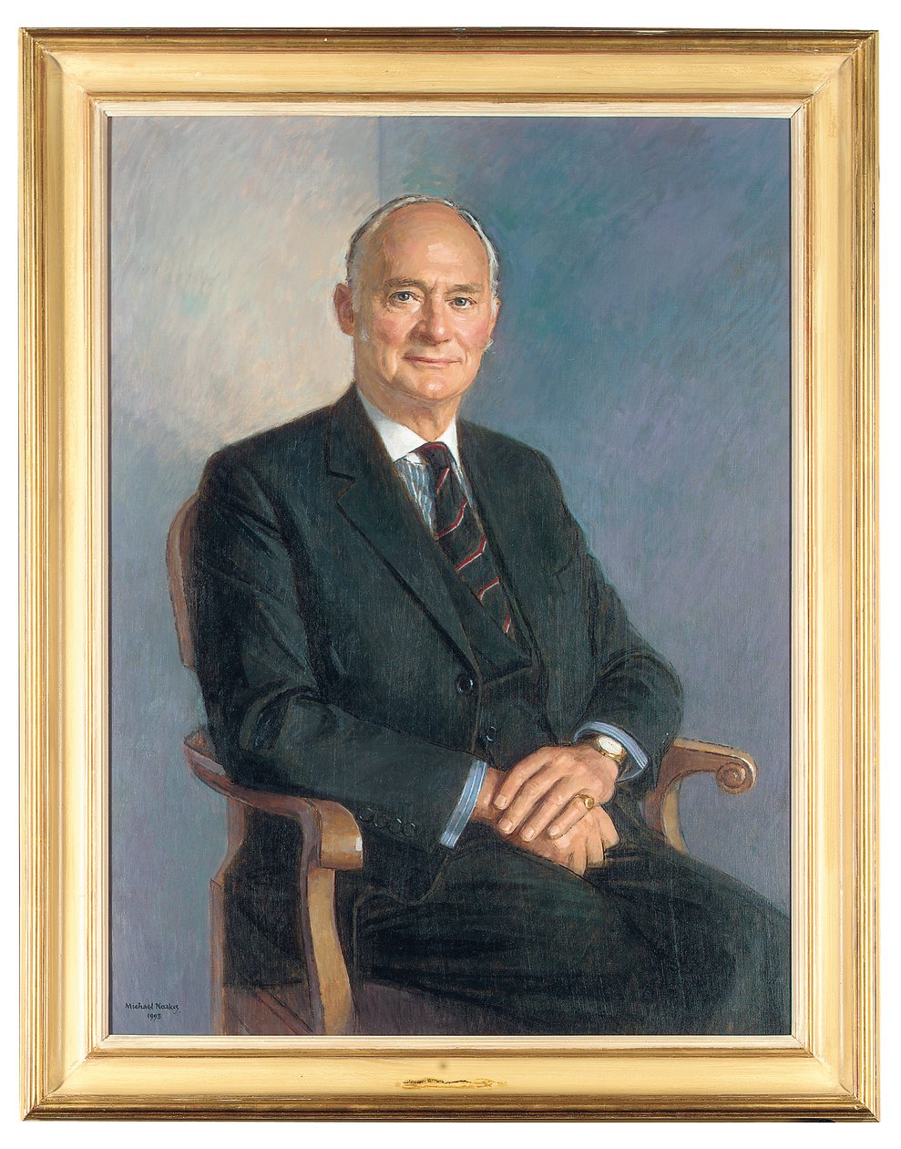 Portret van Henry Lambert, zittend door Michael Noakes