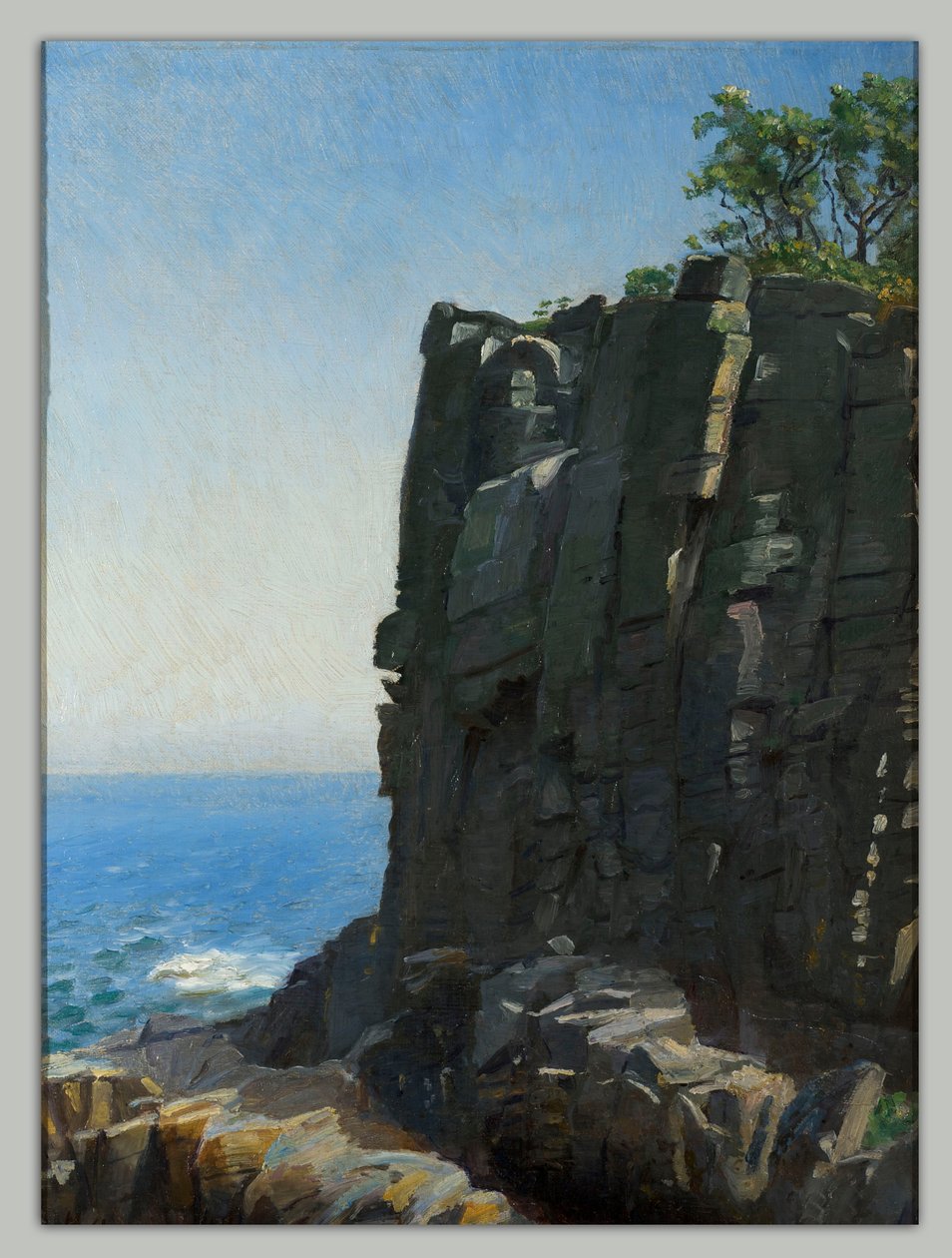 De Sanctuary-kliffen bij Rø door Michael Peter Ancher