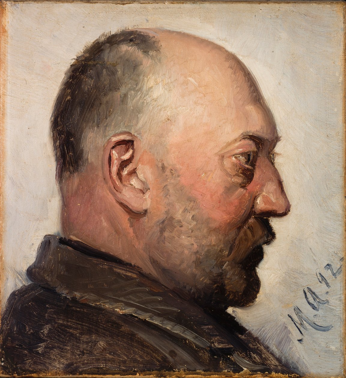 Thorvald Bindesbøll door Michael Peter Ancher