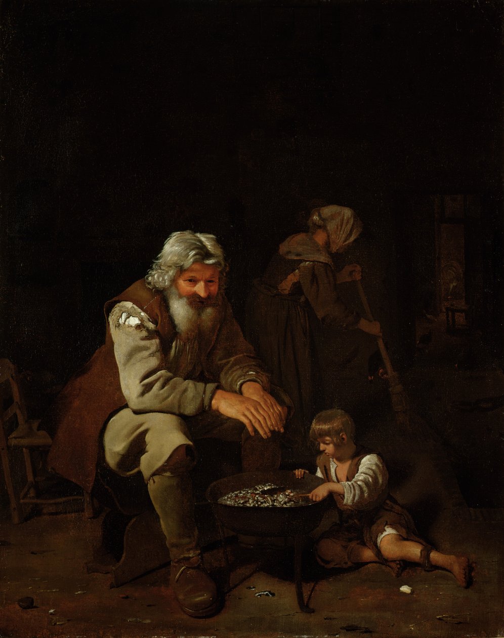 Een allegorie van de winter door Michael Sweerts