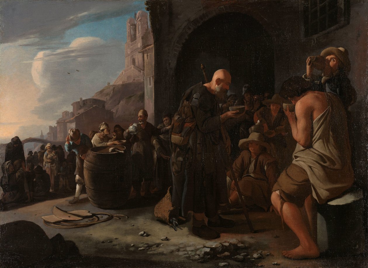 De dorstigen laven door Michael Sweerts