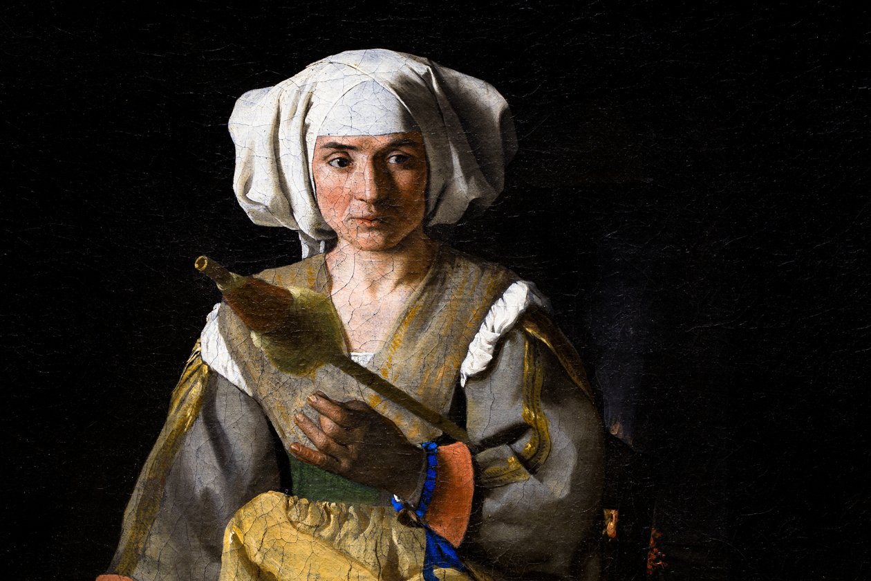 Spinner (detail) door Michael Sweerts