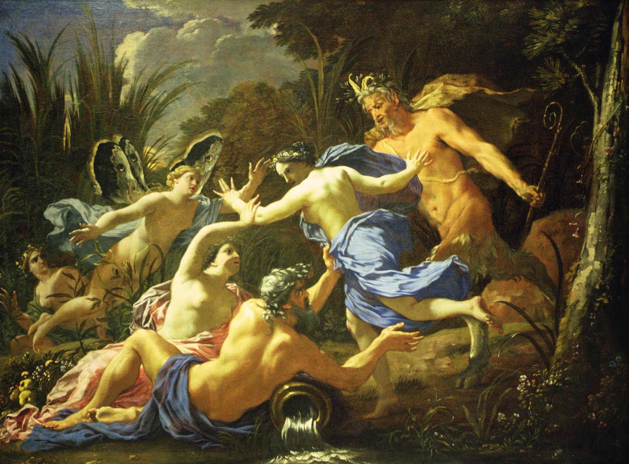 Pan en Syrinx door Michel Dorigny